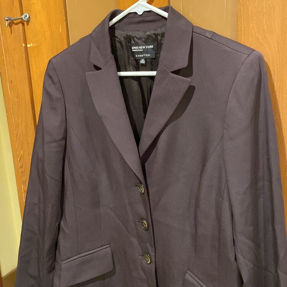 Women’s Brand New Espresso Brown Formal Jacket Jones New York,Pemberley,Size 12 - Picture 2 of 6